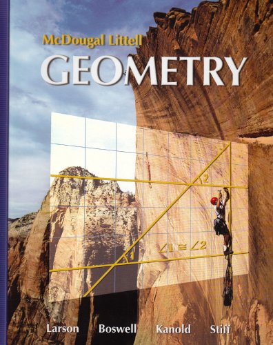 9780618595402: Holt McDougal Larson Geometry: Students Edition 2007: Mcdougal Littell High School Math