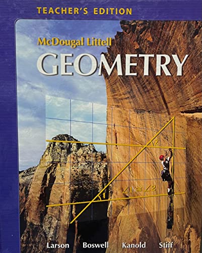 Stock image for McDougal Littell Geometry, Teacher's Edition for sale by HPB-Red