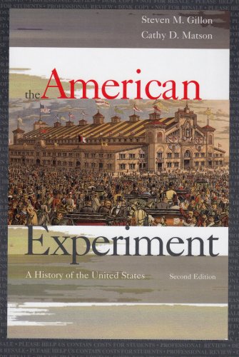 Imagen de archivo de The American Experiment: A History of the United States a la venta por ThriftBooks-Dallas