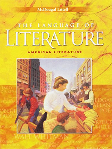 Stock image for The Language of Literature : American Literature for sale by Better World Books