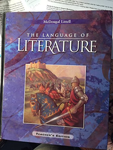 Stock image for The Language Of Literature, Level 10 (Teacher's Edition) ; 9780618601462 ; 0618601465 for sale by APlus Textbooks