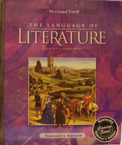 Beispielbild fr McDougal Littell, The Language of Literature: British Literature - Teacher's Edition (Purple) zum Verkauf von Wonder Book