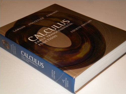 9780618606245: Calculus: Early Transcendental Functions