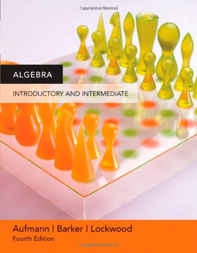 9780618609536: Algebra: Introductory and Intermediate