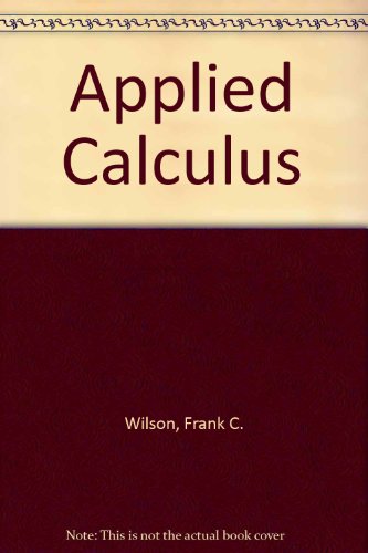 DVD for Wilson/Adamson's Applied Calculus (9780618611126) by Wilson, Frank C.; Adamson, Scott