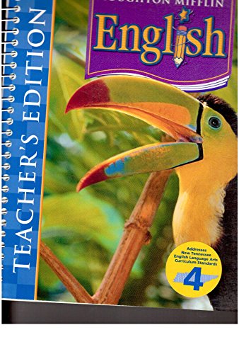 Stock image for Houghton Mifflin English Grade 4, Teacher's Edition for sale by GF Books, Inc.