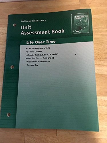 9780618615278: Science Life over Time Unit Assessment Book Grades 6-8