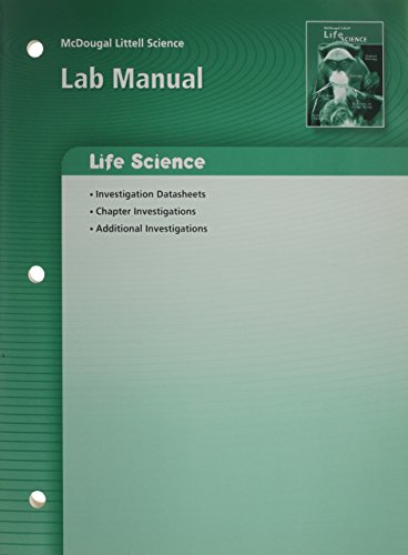 9780618615360: Life Science, Grades 6-8 Lab Manual: Mcdougal Littell Science (Middle School Science)