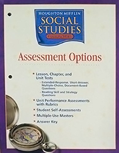 Stock image for Assessment Options Grade 5 Houghton Mifflin History-Social Science Early Years California Version for sale by ThriftBooks-Dallas