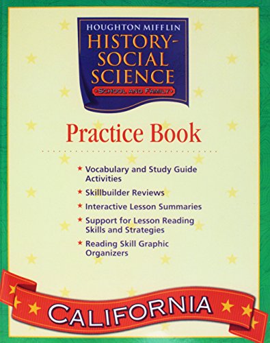 Stock image for Houghton Mifflin Social Studies: Practice Book Consmbl L1 for sale by SecondSale