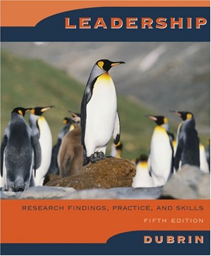 Imagen de archivo de Leadership: Research Findings, Practice, and Skills a la venta por Jenson Books Inc