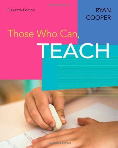 9780618626373: Those Who Can, Teach