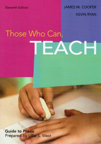 Beispielbild fr Guide to PRAXIS II for Ryan/Cooper's Those Who Can, Teach, 11th zum Verkauf von Bookmans