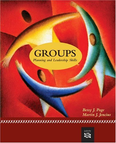 Beispielbild fr Groups: Planning And Leadership Skills zum Verkauf von SecondSale