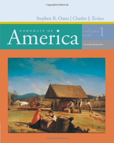 9780618642960: Portrait of America: Volume 1: To 1877