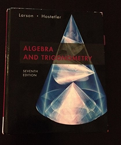 Imagen de archivo de Algebra and Trigonometry, 7th Edition a la venta por KuleliBooks