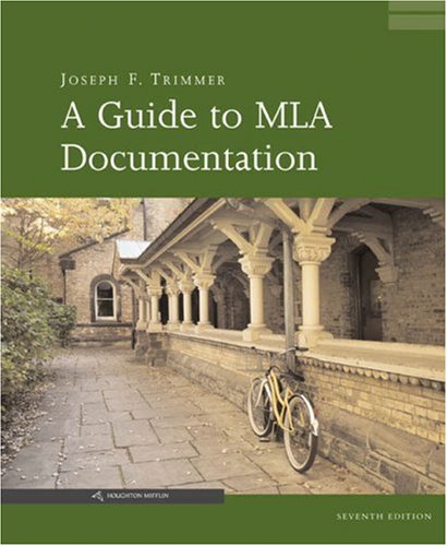 9780618646944: A Guide to MLA Documentation