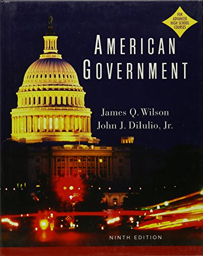 Imagen de archivo de American Government AP Non Contract 9th Edition a la venta por The Book Cellar, LLC