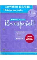 9780618661534: En espaol!: Actividades para todos (Workbook) with Lesson Review Bookmarks Level 3 (Spanish Edition)