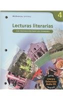 9780618661701: Lecturas Literarias: Con Preparacion Para Los Examenes (4)