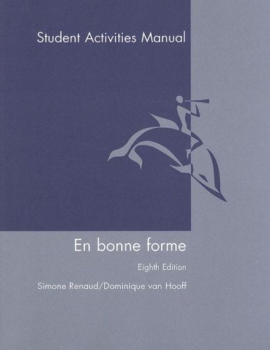 Beispielbild fr En Bonne Forme: Cahier De Travail Et De Laboratoire (French Edition) zum Verkauf von SecondSale