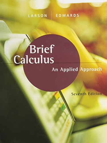 Calculus Brief Applied Approach + Student Solutions Guide + Mathspace Cd + Smarthinking (9780618681075) by Larson, Ron