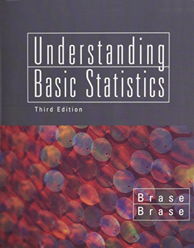 Understanding Basic Statistics Brief With Stat Pass Cd + Student Solutions Manual + Dvd 3rd Ed (9780618681211) by Brase