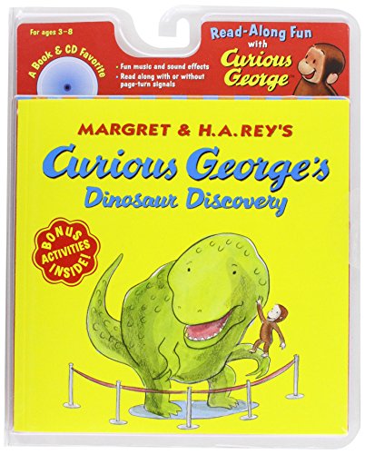 9780618689453: Curious George's Dinosaur Discovery Book and CD (Read Along Fun With Curious George)