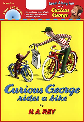 9780618689460: Curious George Rides a Bike (Read Along Book & CD)