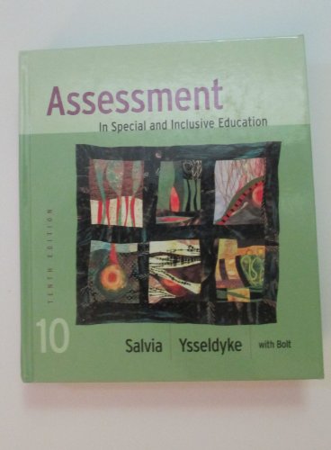 Imagen de archivo de Assessment: In Special and Inclusive Education a la venta por ThriftBooks-Dallas
