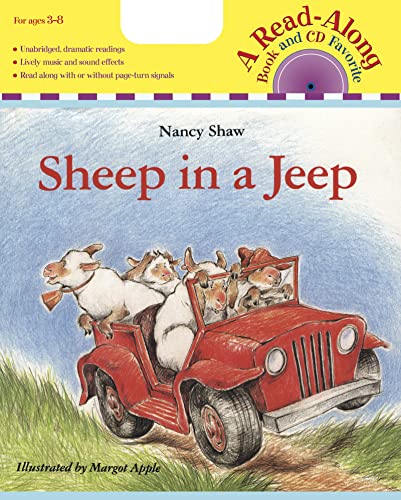 9780618695225: Sheep in a Jeep Book & CD [With CD]