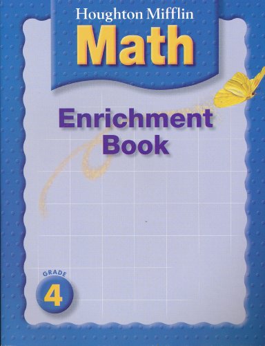 Houghton Mifflin Math Gr 4 Enrichment Book