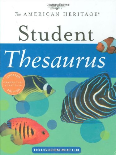 Beispielbild fr The American Heritage Student Thesaurus zum Verkauf von SecondSale