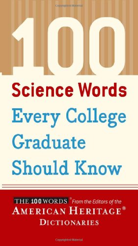 9780618701742: 100 Science Words Every College Graduate Should Know