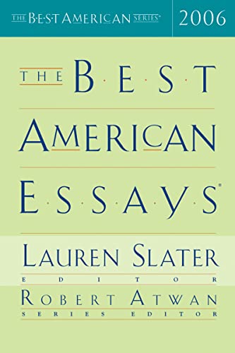 Imagen de archivo de The Best American Essays 2006 a la venta por Better World Books
