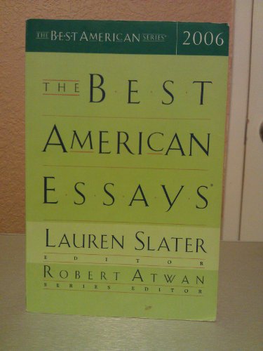 Beispielbild fr The Best American Essays 2006 zum Verkauf von Wonder Book