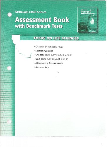 Stock image for McDougal Littell Science California: Assessment Book with Benchmark Tests Grade 8 Physical Science for sale by ThriftBooks-Atlanta