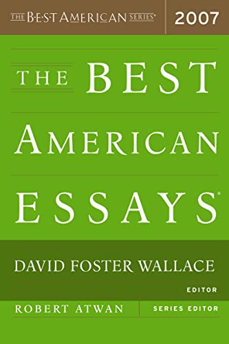 Beispielbild fr The Best American Essays 2007 (The Best American Series ?) zum Verkauf von SecondSale