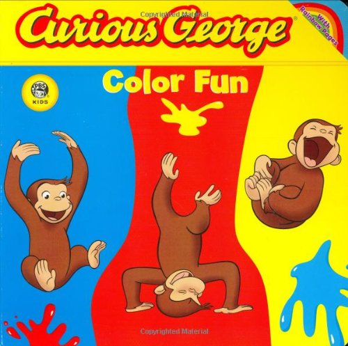 Curious George Color Fun (CGTV Board Book): Die-cut Board Book (9780618724000) by Rey, H. A.