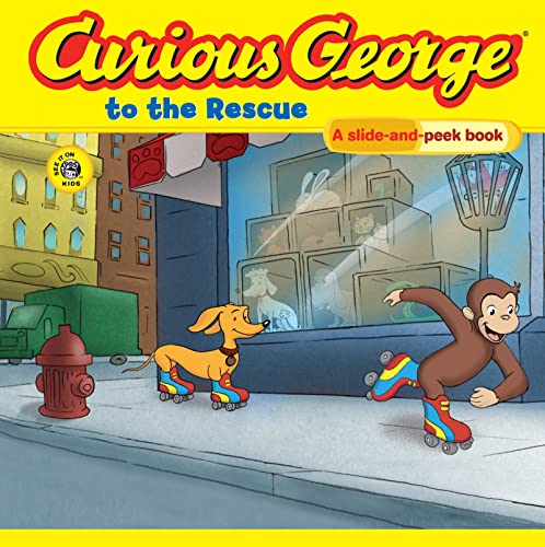 9780618724017: Curious George to the Rescue: A Slide and Peek Book