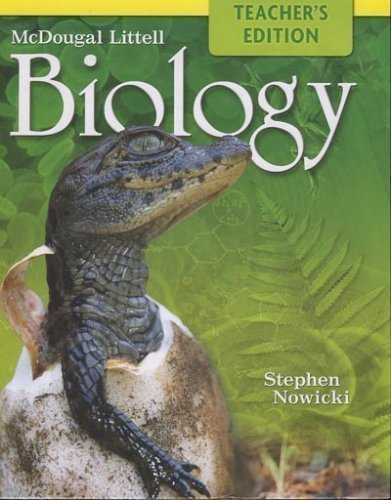 9780618725199: McDougal Littell Biology: Teacher's Edition 2008