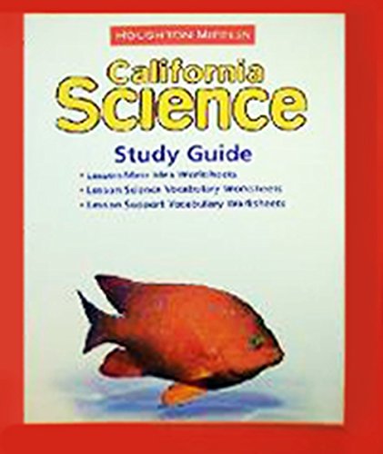 9780618725267: Science California Study Guide Blm, Level 2 (Houghton Mifflin Science)