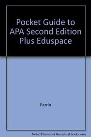Pocket Guide to APA Style (9780618727124) by Perrin, Robert