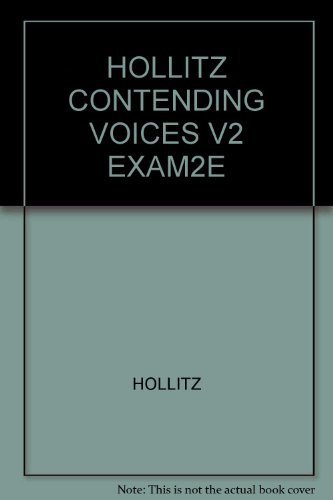 Stock image for Contending Voices: Biographical Explorations of the American Past Since 1865, Vol. 2 , 2nd Edition - Instructor's Exam Copy for sale by a2zbooks