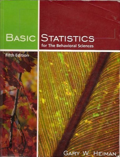 Stock image for Basic Statistics for the Behavioral Sciences for sale by Wonder Book