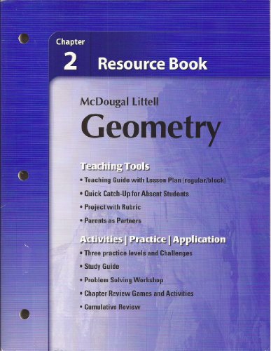 Stock image for Holt McDougal Larson Geometry: Resource Book: Chapter 2 for sale by Booksavers of MD