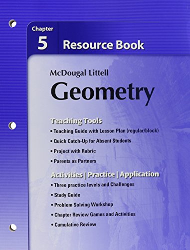 Stock image for Holt McDougal Larson Geometry: Resource Book: Chapter 5 for sale by ShowMe D Books