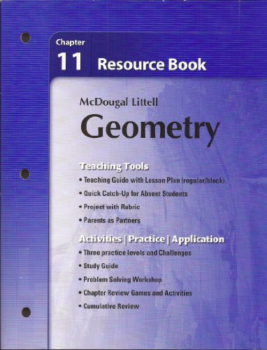 Stock image for Holt McDougal Larson Geometry: Resource Book: Chapter 11 for sale by Georgia Book Company