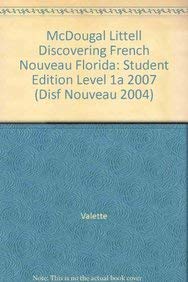 Stock image for Discovering French Nouveau Florida: Student Edition Level 1A 2007 for sale by HPB-Red