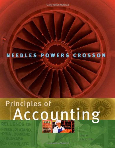 Imagen de archivo de Principles of Accounting a la venta por ThriftBooks-Dallas